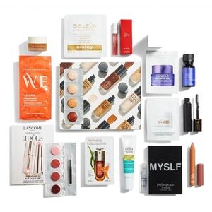 Nordstrom 13 piece makeup cosmetics perfume sample travel size set